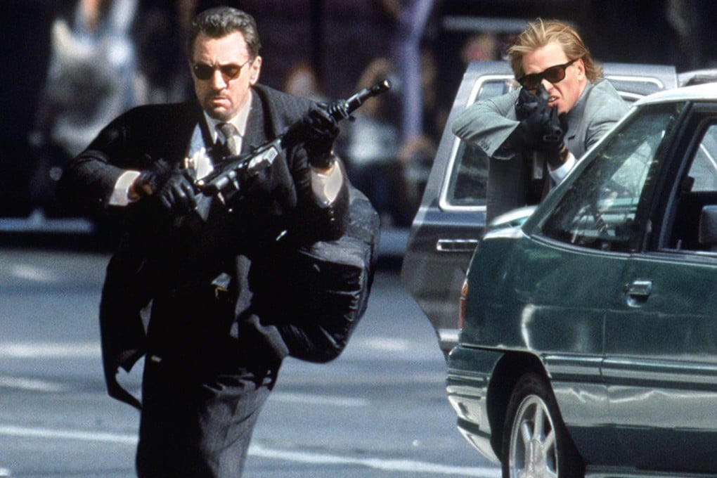 Robert De Niro (left) and Val Kilmer in a scene from the 1995 film Heat. Photo: Warner Bros