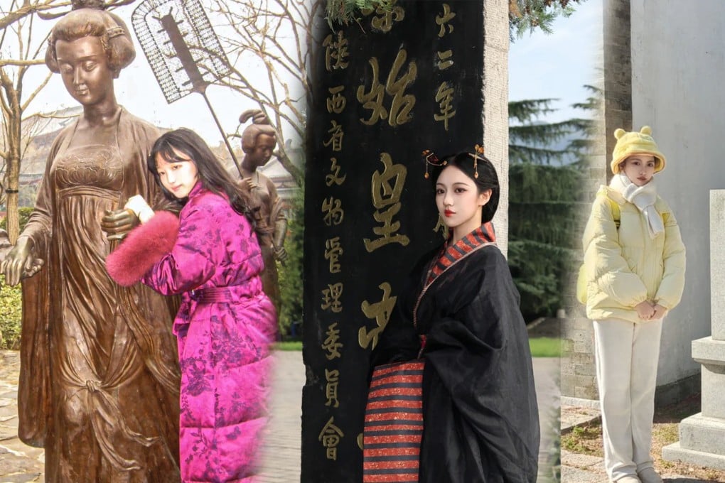 Chinese women are being increasingly drawn to historical figures, visiting their gravesites, writing books and buying related merchandise, revealing emotional dynamics and growing consumer interest in museum economies and historical tourism. Photo: SCMP composite/RedNote