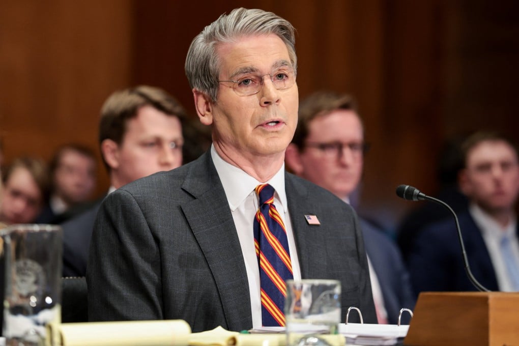 US Treasury Secretary Scott Bessent during a Senate Banking Committee hearing on Thursday. Photo: Reuters