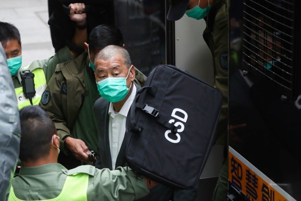 A Hong Kong court will sentence former media boss Jimmy Lai and his associates on Monday. Photo: Sam Tsang