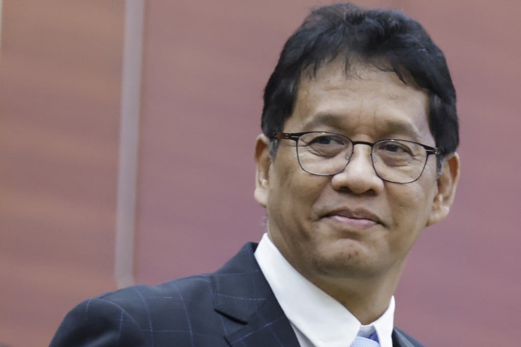 Indonesian Finance Minister Purbaya Yudhi Sadewa smiles to journalists during the handover ceremony in Jakarta on September 9, 2025. Photo: EPA