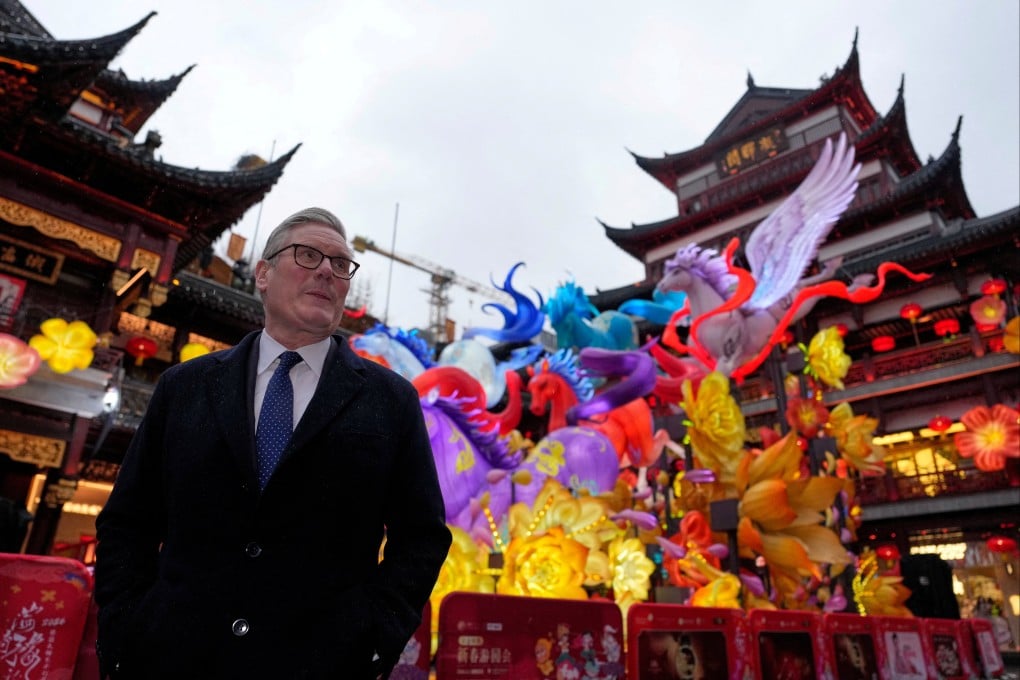British Prime Minister Keir Starmer visited Yuyuan Garden in Shanghai, China, last Friday. Photo: Reuters