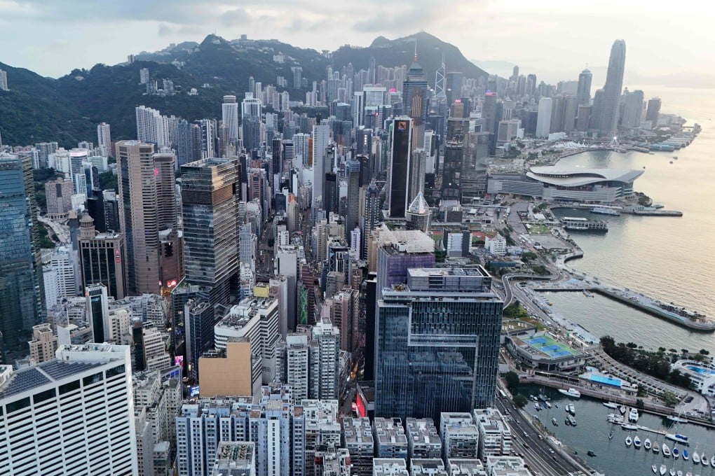 An aerial view of Hong Kong on May 19, 2025. Photo: AFP