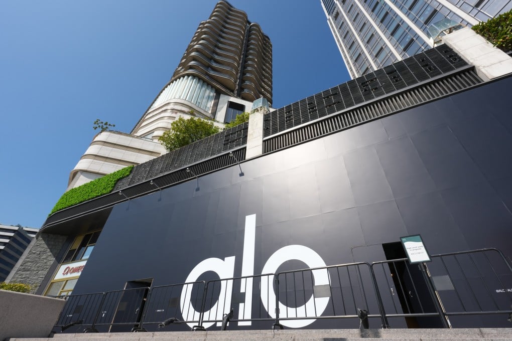 Hoarding at K11 Musea in Tsim Sha Tsui. Alo Yoga has already launched large stores in Seoul, Singapore and Bangkok. Photo: Jelly Tse