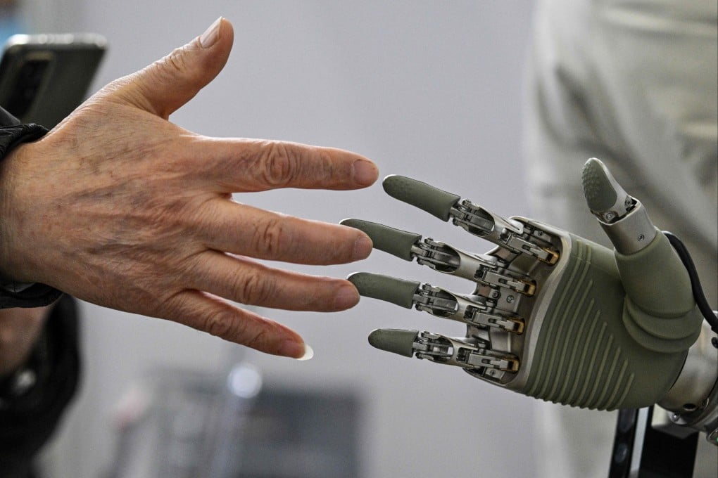 Shanghai is looking to humanoid robots to give a helping hand to growth. Photo: AFP