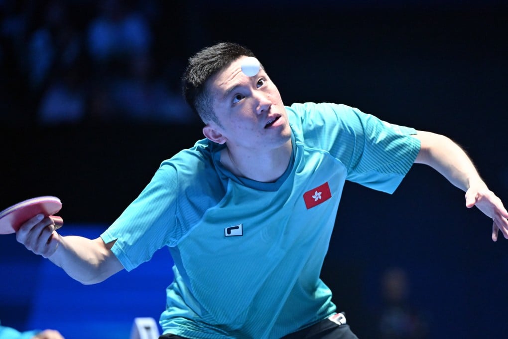 Hong Kong’s Lam Siu-hang beat world No 12 Xiang Peng in the last 16 of ITTF-ATTU Asian Cup in Haikou on Saturday before losing in the quarter-finals. Photo: Xinhua