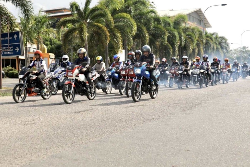 Participants at the RXZ Forever Legend motorcycling event in Kelantan, Malaysia. Photo: Facebook/RXZ-Forever-Legend