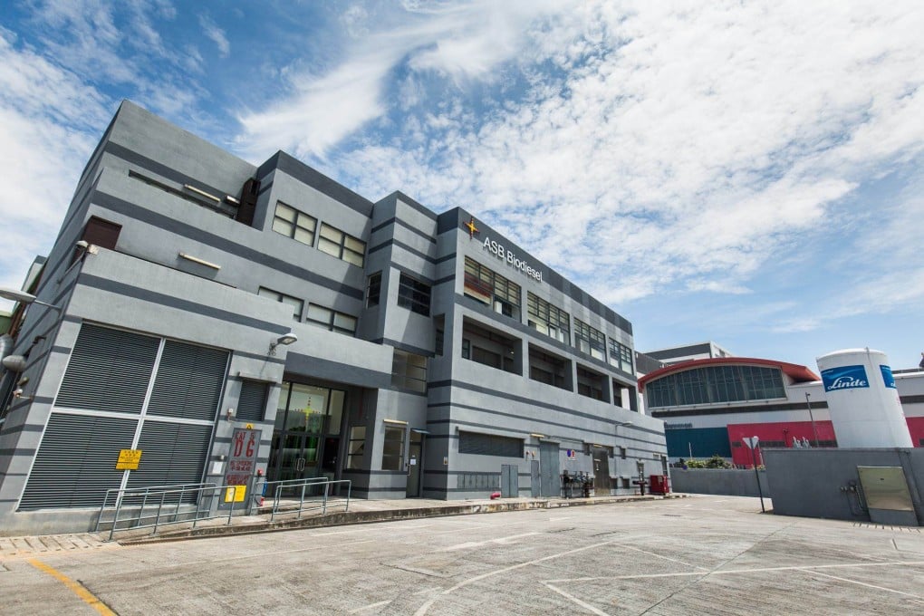 The ASB Biodiesel facility at 22 Chun Wang Street in Tseung Kwan O Industrial Estate. Photo: ASB Biodiesel
