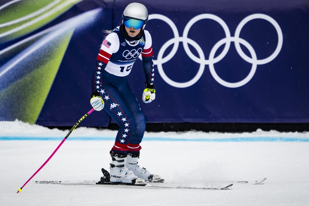 Lindsey Vonn will attempt the seemingly impossible on Sunday when she competes  for an Olympic medal in the Milano Cortina Winter Olympics downhill. Photo: EPA