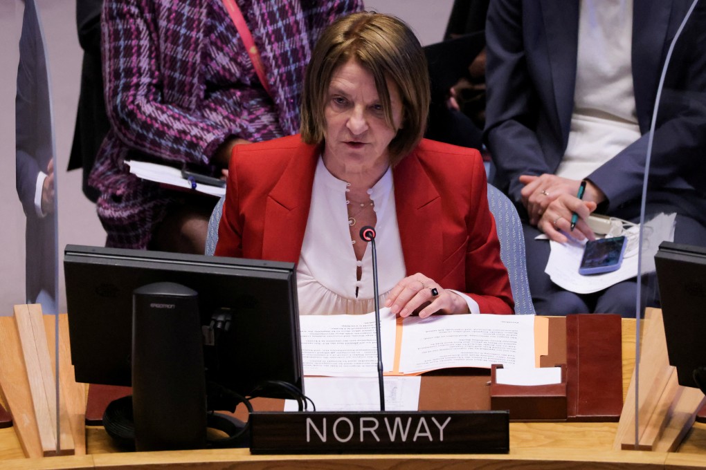 Norway’s ambassador to the UN Mona Juul resigned on Sunday following revelations of links to Jeffrey Epstein. Photo: Reuters