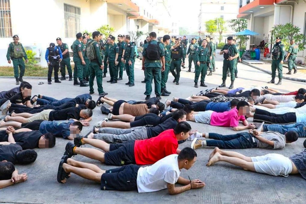 In a November 12 raid, the Cambodian authorities rounded up thousands at an online fraud compound in Bavet City, the largest city in the southeastern province of Svay Rieng, which shares a border with Vietnam. Photo: Handout