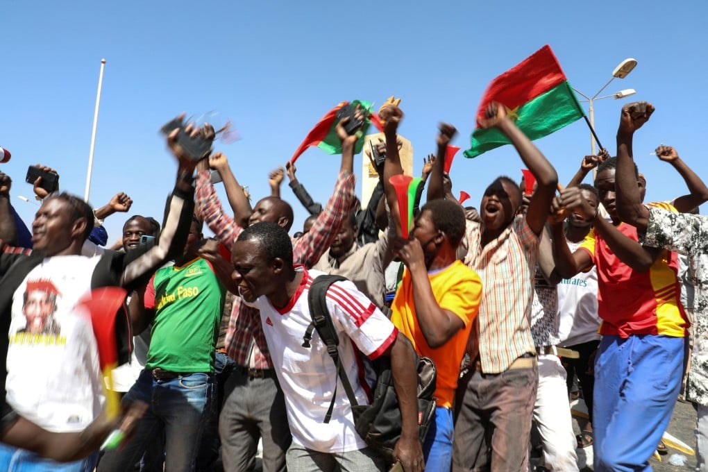 People gather in support of a coup in Ouagadougou, Burkina Faso, in 2022. A wave of military coups across the Sahel has ended traditional alliances and security frameworks. Photo: Reuters