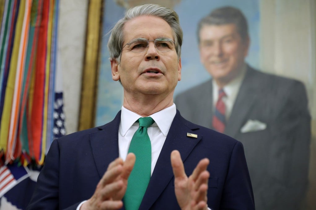 US Secretary of the Treasury Scott Bessent speaks in the Oval Office of the White House in December. Photo: Getty Images