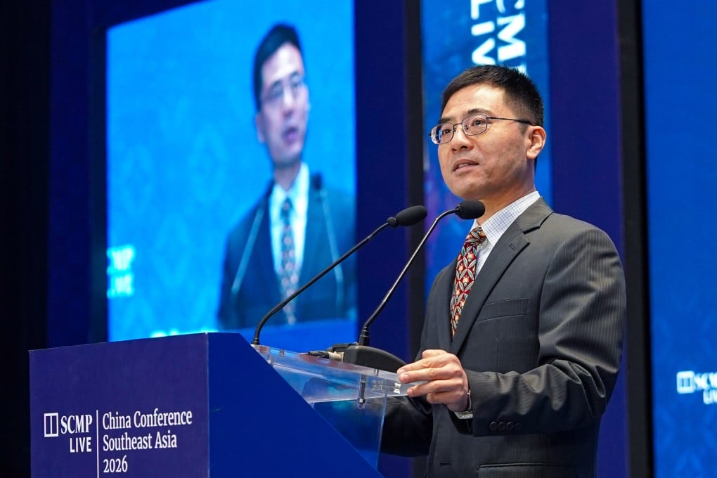 Wang Qing, China’s ambassador to Asean, at the South China Morning Post’s China Conference: Southeast Asia 2026 on Tuesday. Photo: SCMP