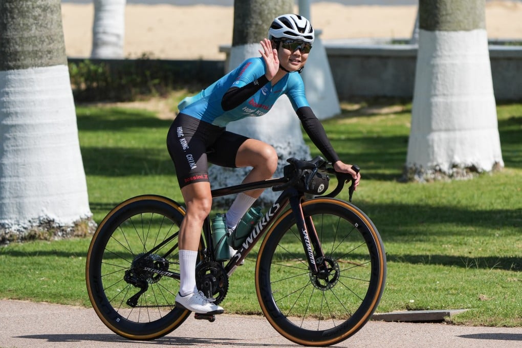 Chloe Leung is eyeing lofty targets following her twin-medal haul from the Asian Road Cycling Championships in Saudi Arabia. Photo: Eugene Lee