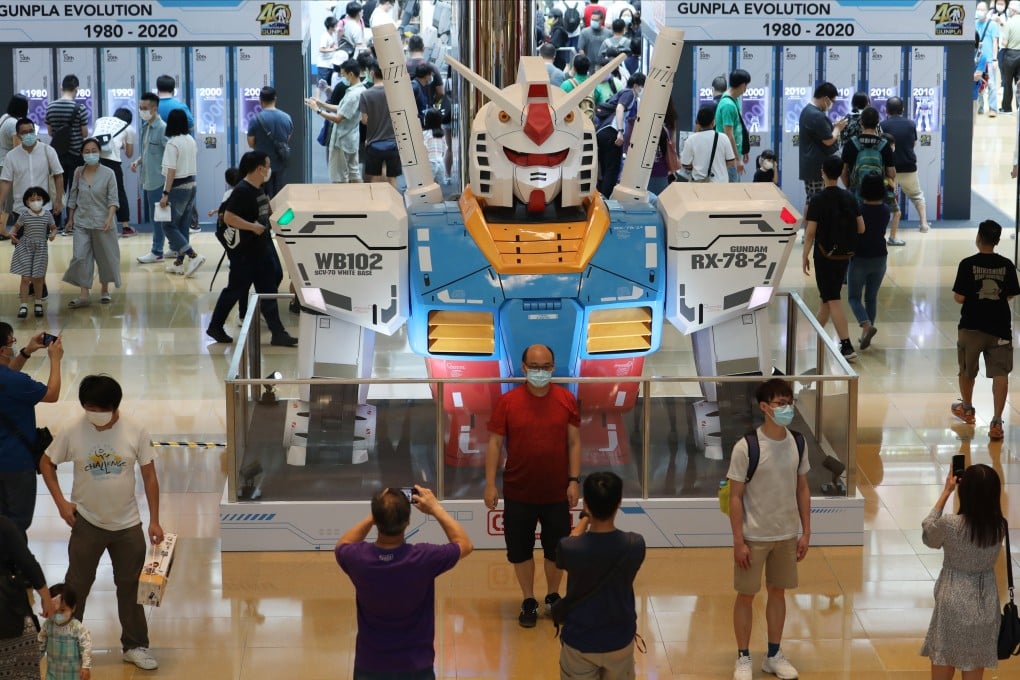 A Gundam exhibition will feature the anime franchise’s characters and mobile suits. Photo: Xiaomei Chen