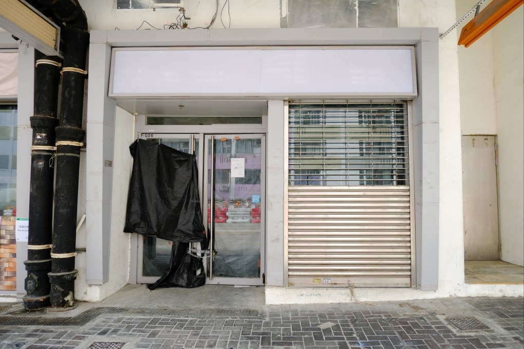 Agape Garden’s old premises have been left vacant since the restaurant closed down last July. Photo: Emily Hung