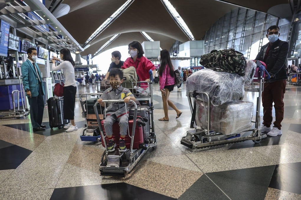 Passengers at Kuala Lumpur International Airport in Malaysia. Photo: EPA-EFE