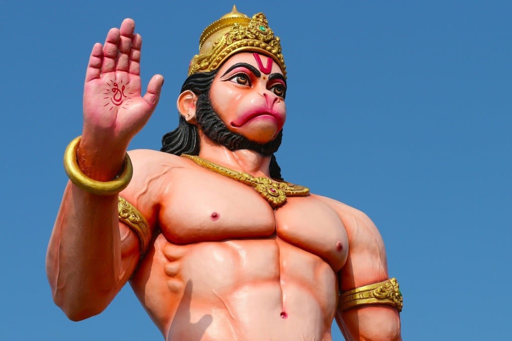 A statue of Hanuman, the revered monkey god central to the Hindu epic “Ramayana”. In China, he is best known as the mischievous and much-loved Sun Wukong, also known as the Monkey King - a companion to the Buddhist monk Xuanzang on his legendary journey to India and back immortalised in the classic Chinese novel “Journey to the West”. Photo: Shutterstock