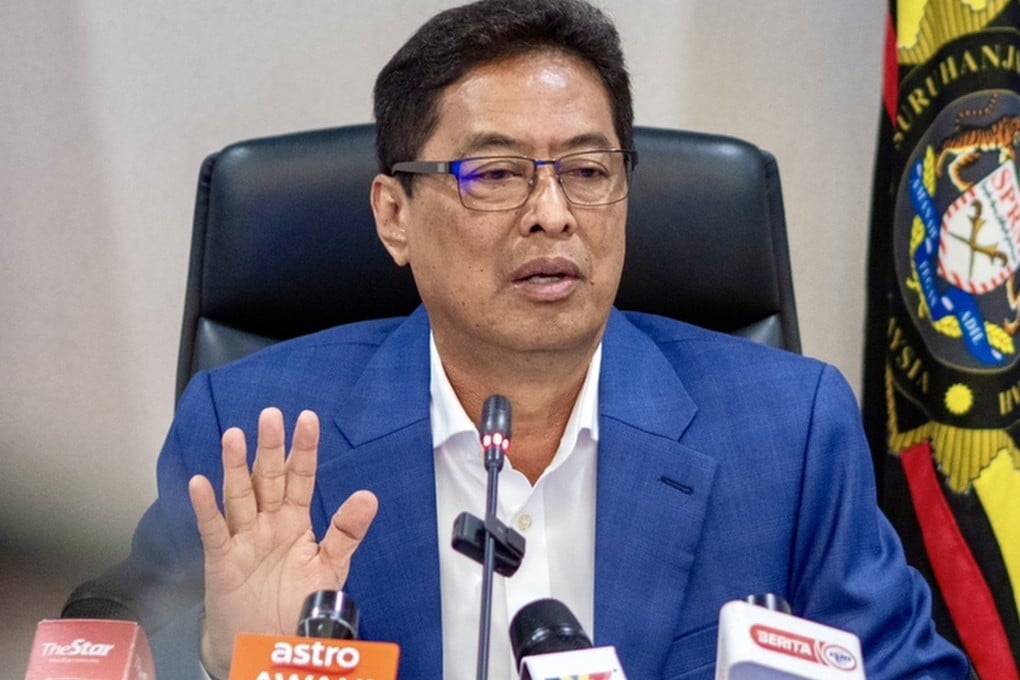 Malaysian Anti-Corruption Commission Chief Commissioner Azam Baki speaks at a press conference in August last year. Photo: SCMP