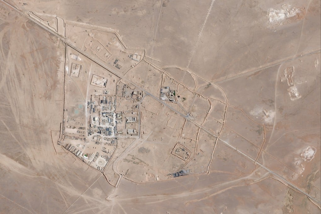 A 2025 satellite image showing the al-Tanf base in Syria. Photo: Planet Labs PBC via Reuters