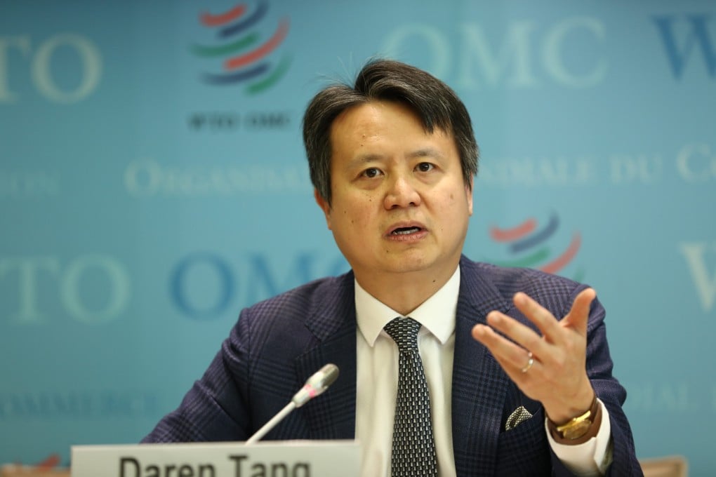 Wipo Director General Daren Tang secured a second term with a decisive 81-2 vote. Photo: Handout