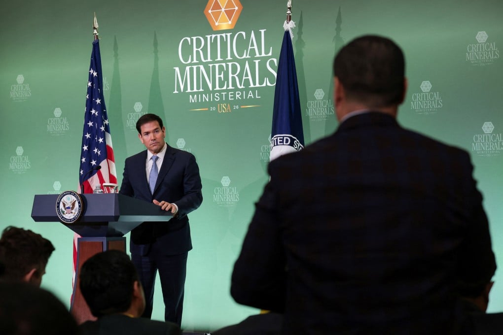 US Secretary of State Marco Rubio holds a press conference during the Critical Minerals Ministerial at the State Department in Washington DC on February 4, 2026. Photo: Reuters
