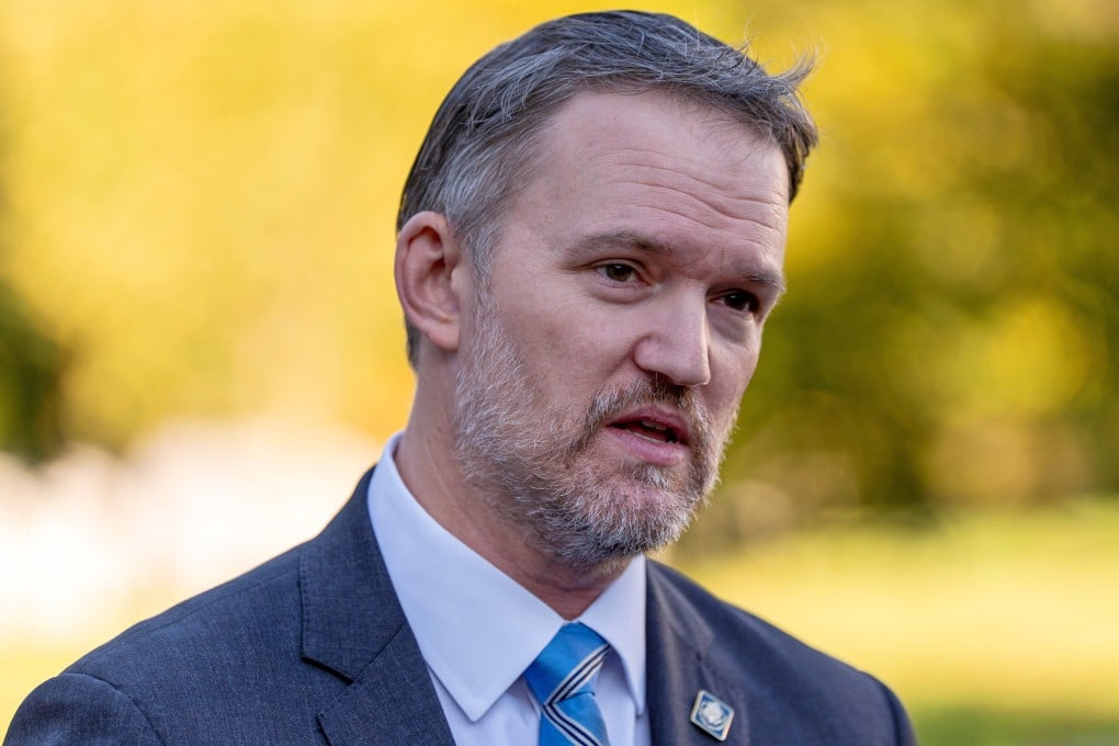 US Trade Representative Jamieson Greer speaks to reporters at the White House in October. Photo: AP