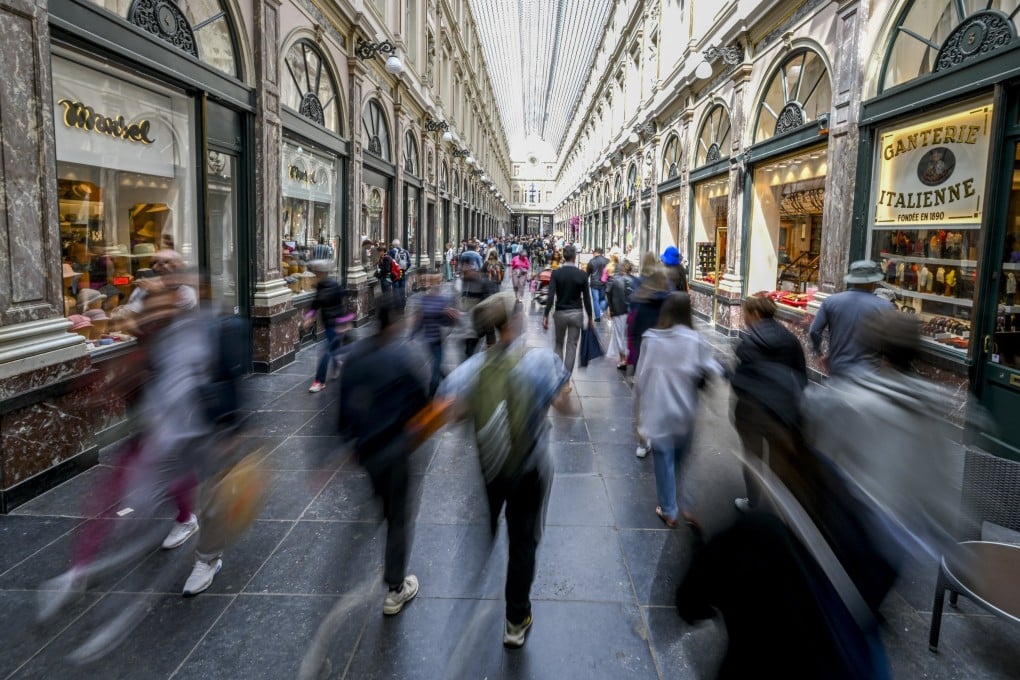 Pedestrians walk through Brussels’ historic centre around the Grand-Place. Photo: EPA-EFE