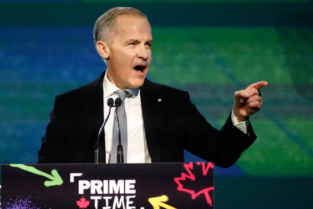 Canadian Prime Minister Mark Carney speaks at an event in Ottawa in January. Photo: The Canadian Press via AP