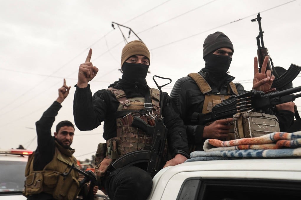 Syrian government internal security forces enter the city of Hasakeh on February 2. Photo: AFP\