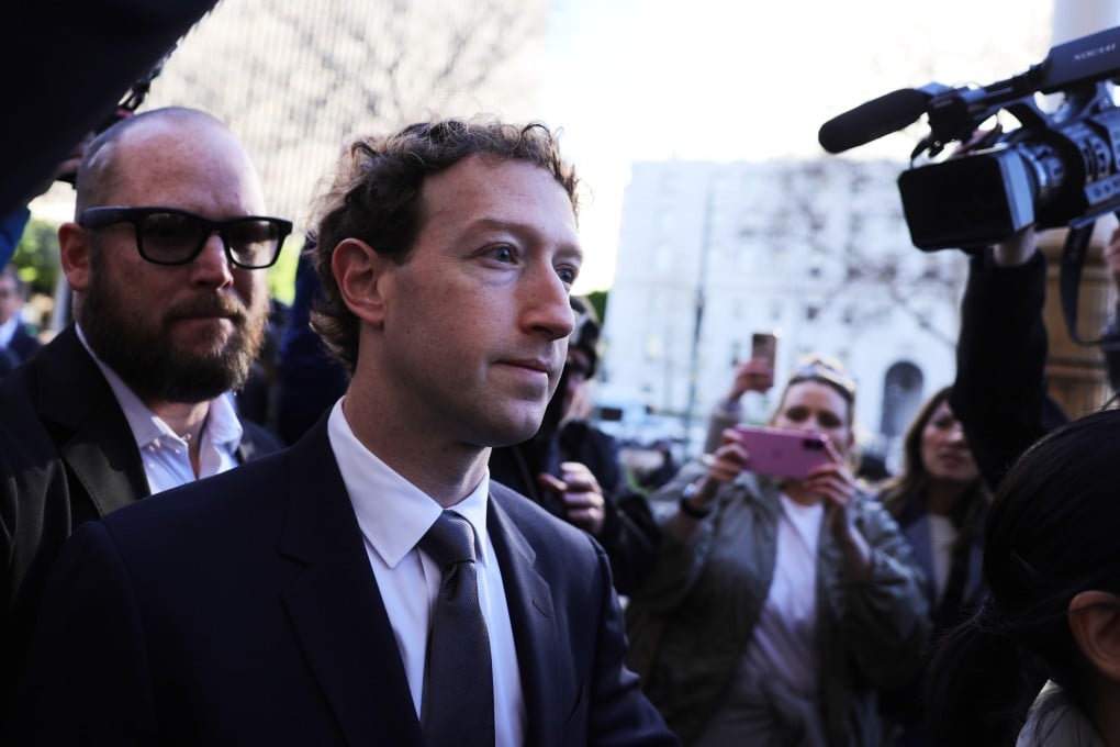 Meta CEO Mark Zuckerberg arrives for a trial in Los Angeles on Wednesday. Photo: AP