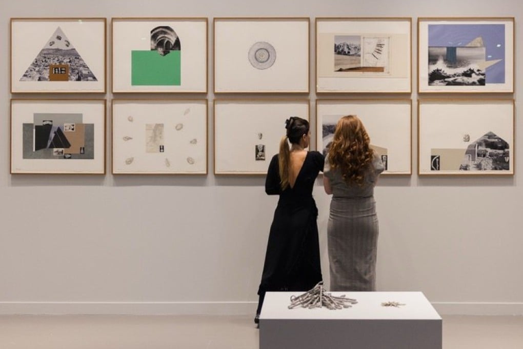 Palestinian artist Hazem Harb’s artwork on show at Art Basel Qatar, presented by Tabari Artspace, in February 2026. The debut of Art Basel Qatar signals Doha’s ambition to become the Middle East’s leading art hub. Photo: Art Basel