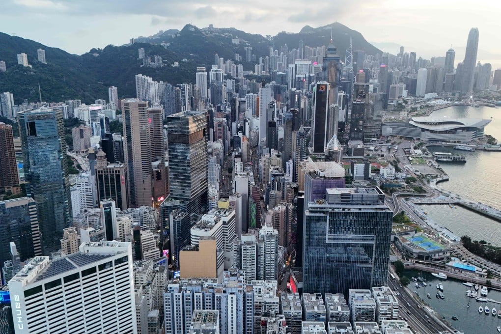 An aerial view of Hong Kong on May 19, 2025. Photo: AFP