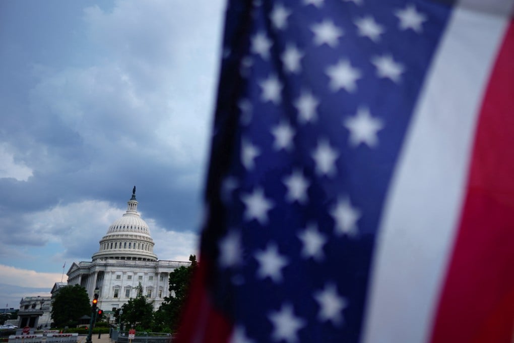 The US Capitol stands behind an American flag in Washington. File photo: Reuters