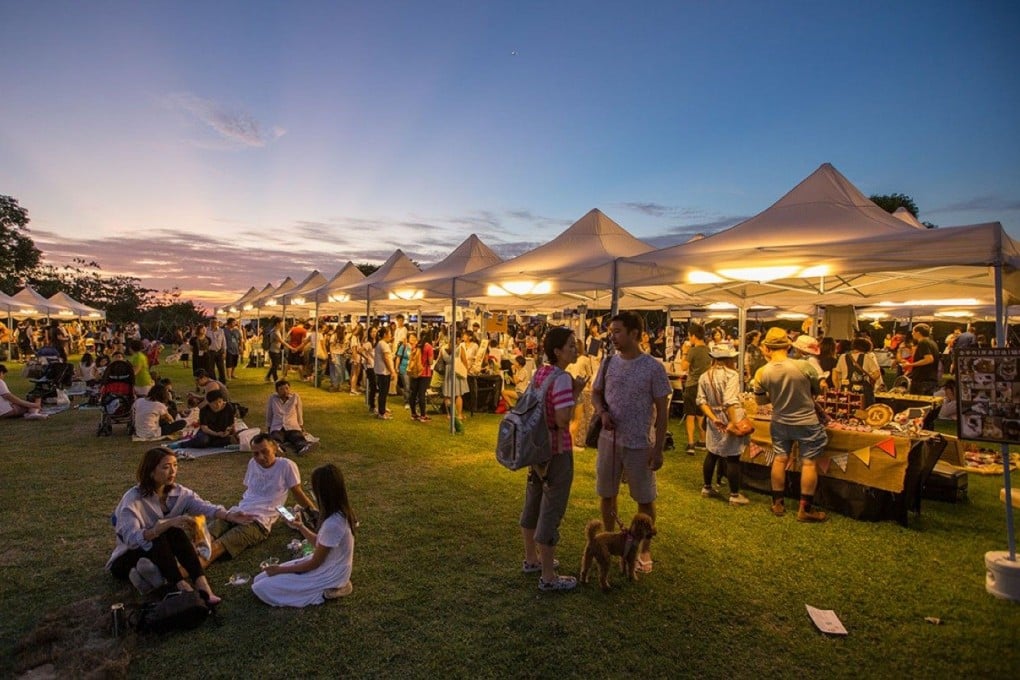 Events at WestK Nightscapes in West Kowloon Art Park this weekend include food markets, live music and workshops. Photo: WestK