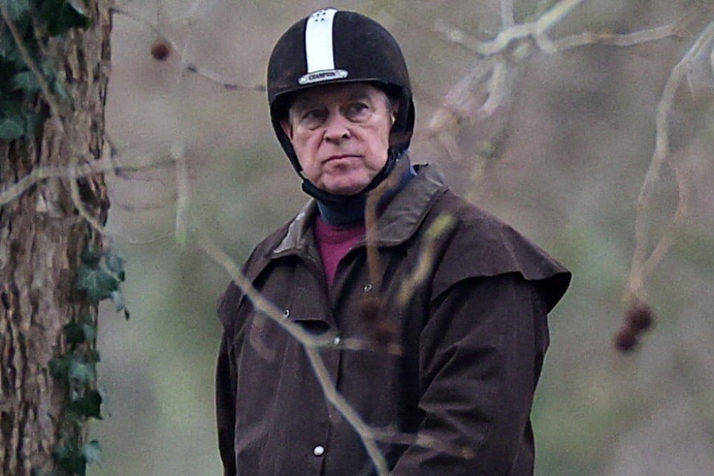 Andrew Mountbatten-Windsor rides a horse in Windsor Great Park earlier this month. Photo: Reuters