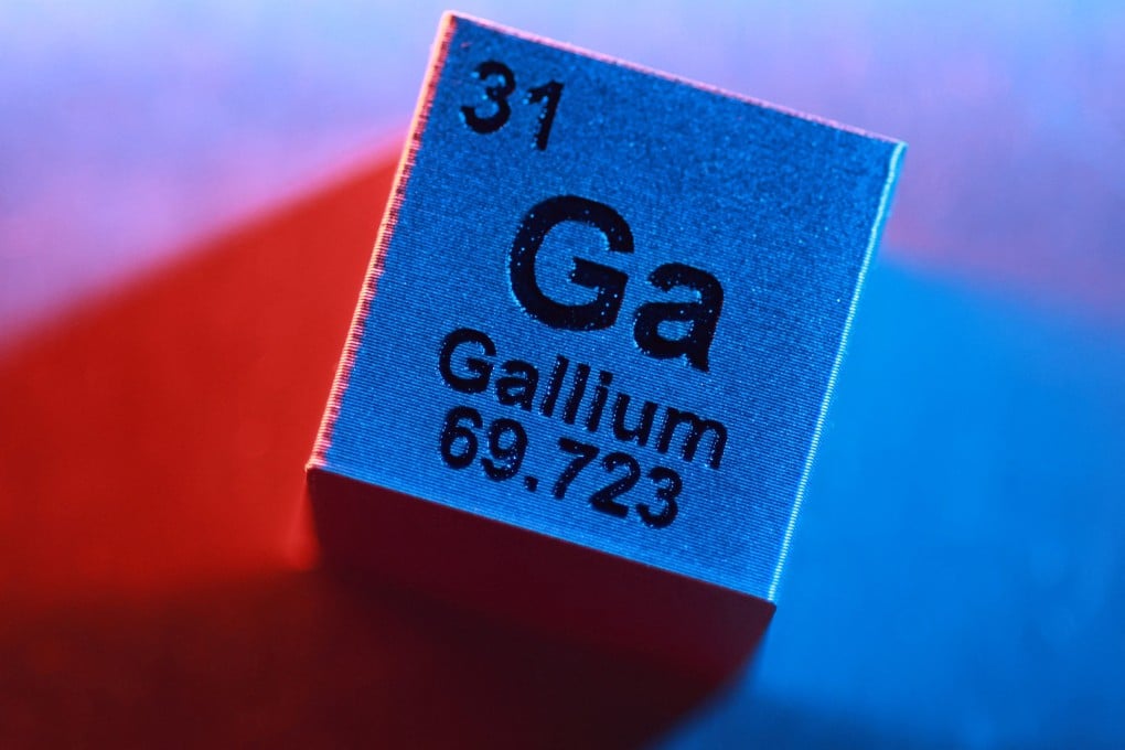 A block with the symbol, atomic number and mass number of Gallium. Illustration: Reuters