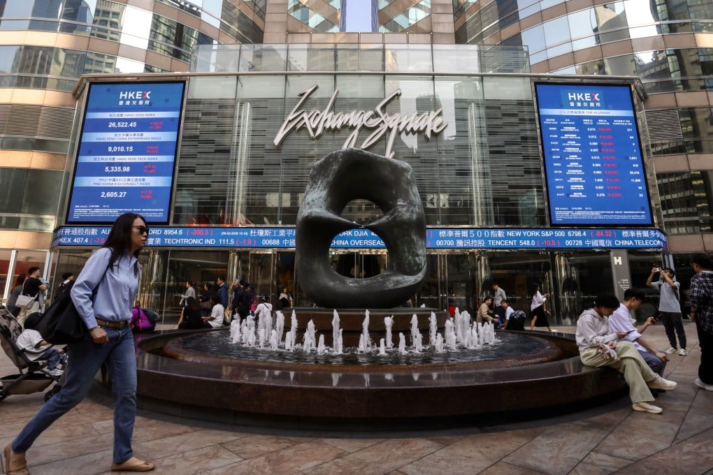 Hong Kong stock exchange in Central. Photo: Jonathan Wong