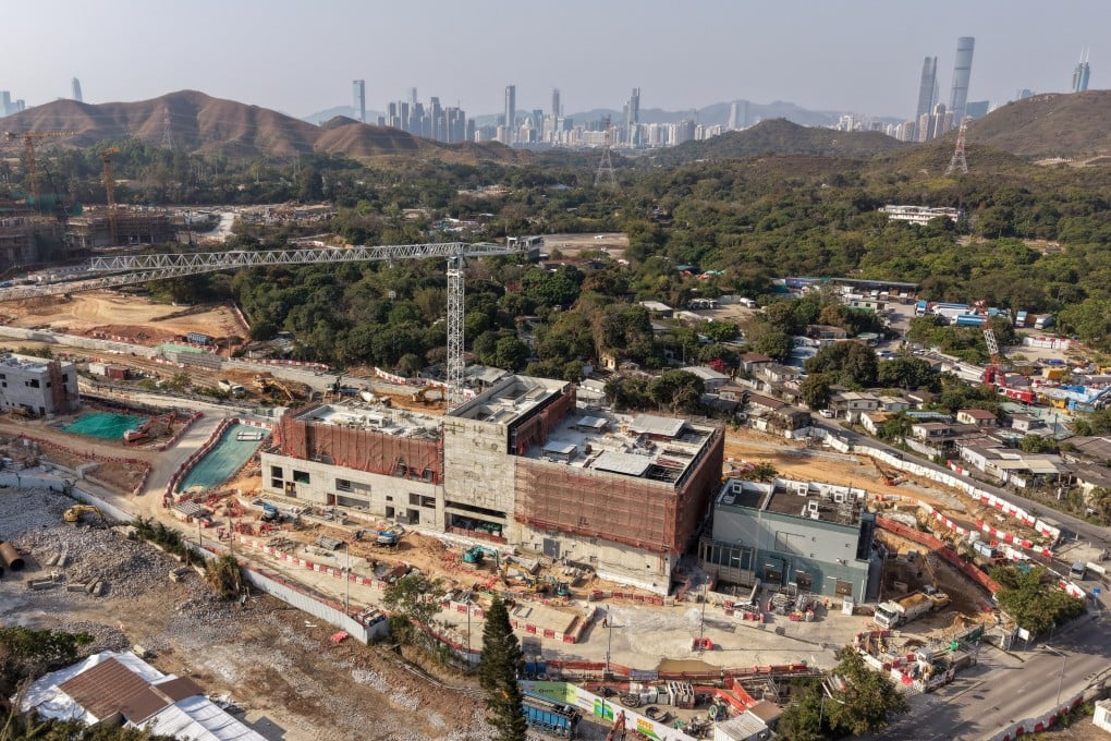 Work on Kwu Tung MTR station is scheduled for completion in 2027. Photo: Sam Tsang