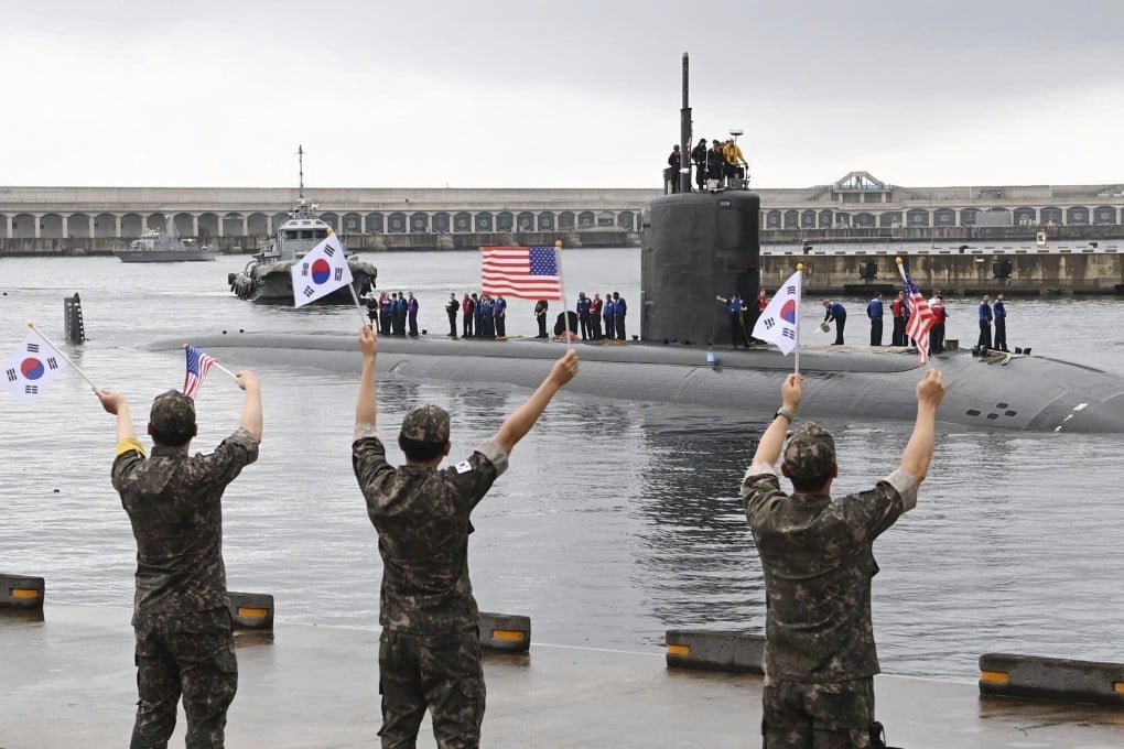 Seoul’s defence minister has protested to the head of US Forces Korea about a stand-off between US and Chinese fighter jets in the Yellow Sea, according to South Korean media. Photo: AP