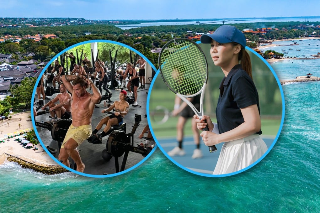 A new trend called “Sportcation” is gaining popularity among young Chinese travellers. It has turned Bali, Indonesia, from a honeymoon destination to a place for athletic activities. Photo: SCMP composite/Shutterstock/RedNote