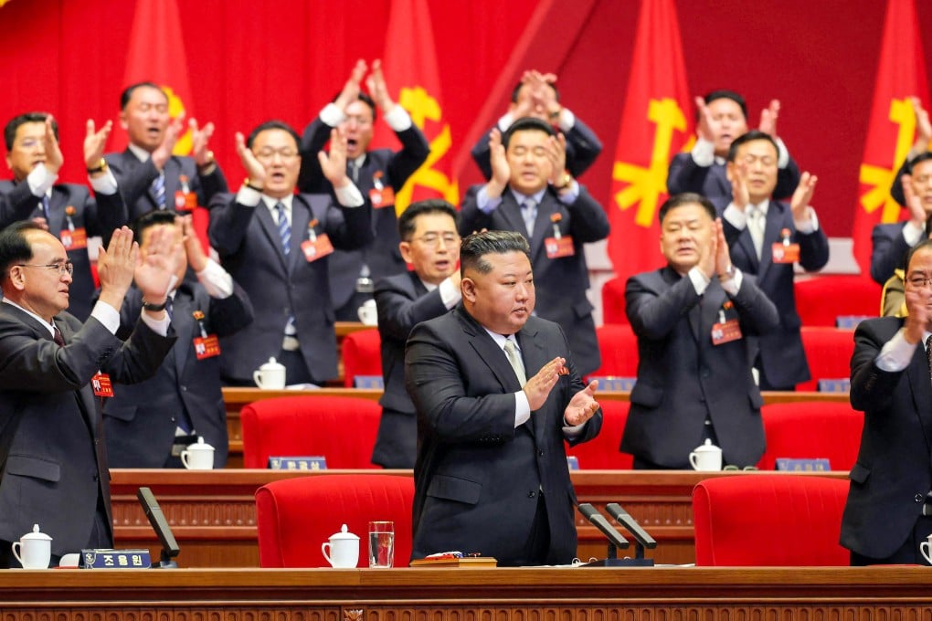 North Korean leader Kim Jong-un pictured at the recent party congress. Photo: AFP