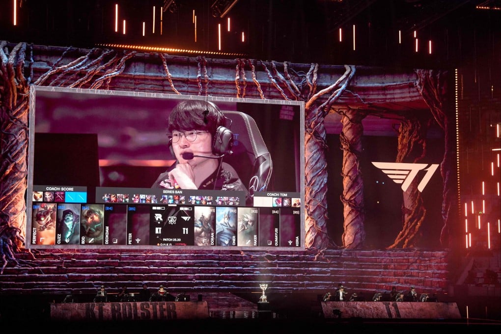 League of Legends Champions Korea will stage its first final outside South Korea this weekend but without Lee Sang-hyeok. Photo: AFP