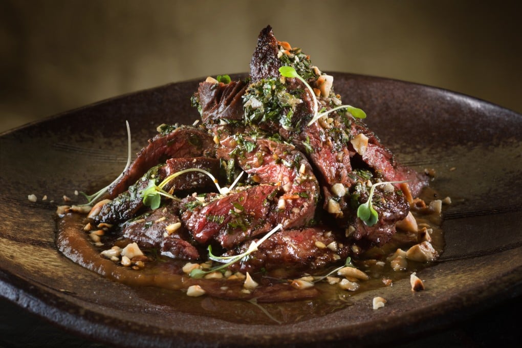 A Wagyu Harami dish at Gyu+Bar by Miyoshi, one of a number of new restaurants to try in Hong Kong in March. Photo: Gyu+Bar by Miyoshi