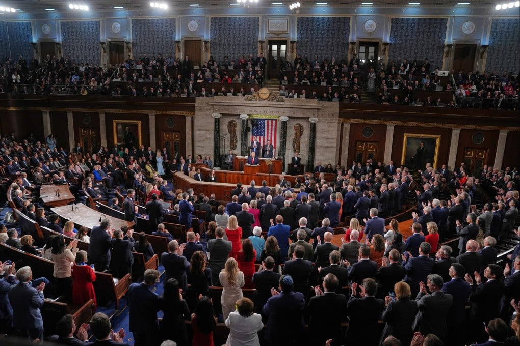 US President Donald Trump’s State of the Union address was the longest to the Congress. Photo: AP