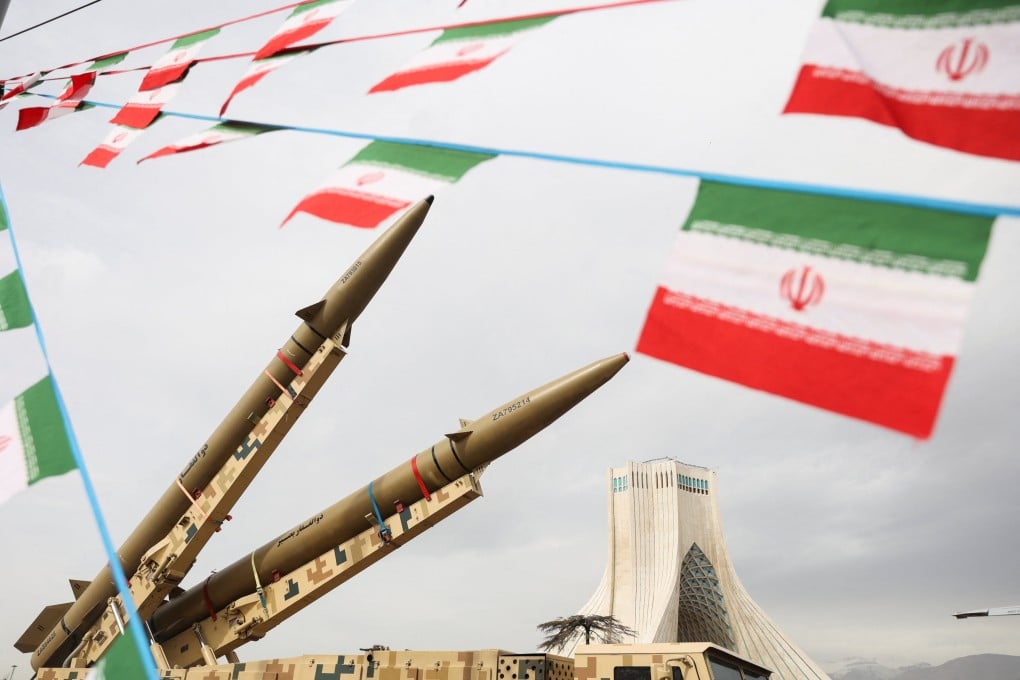 Iranian missiles on display in Tehran earlier this month. Photo: West Asia News Agency via Reuters