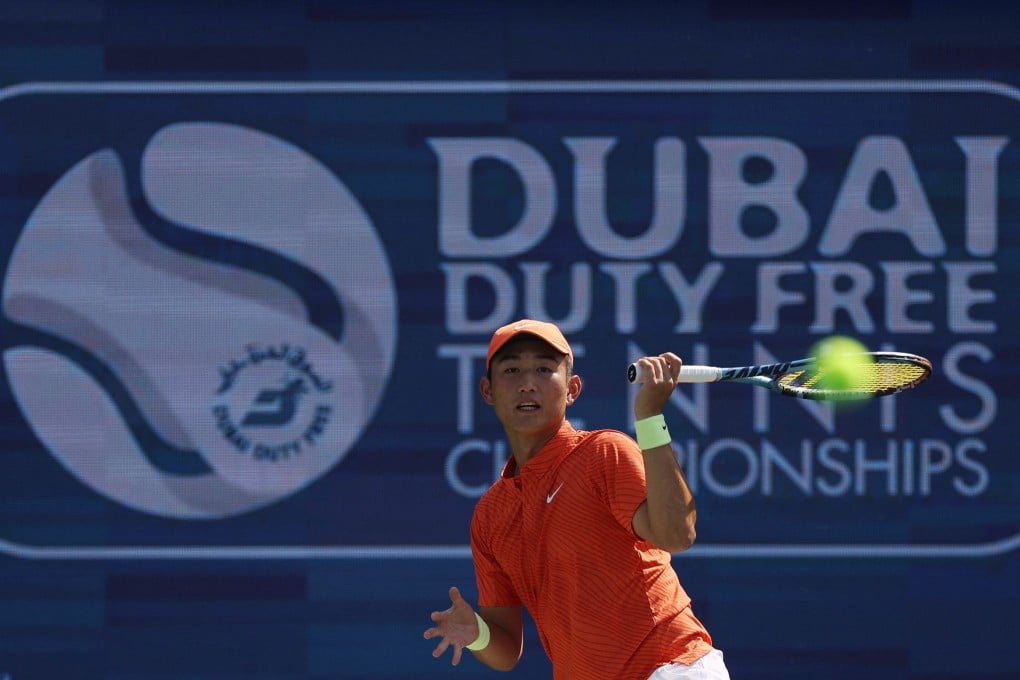 China’s Jerry Shang got the chance to vent his frustrations in a safe space during the Dubai Championships. Photo: Reuters