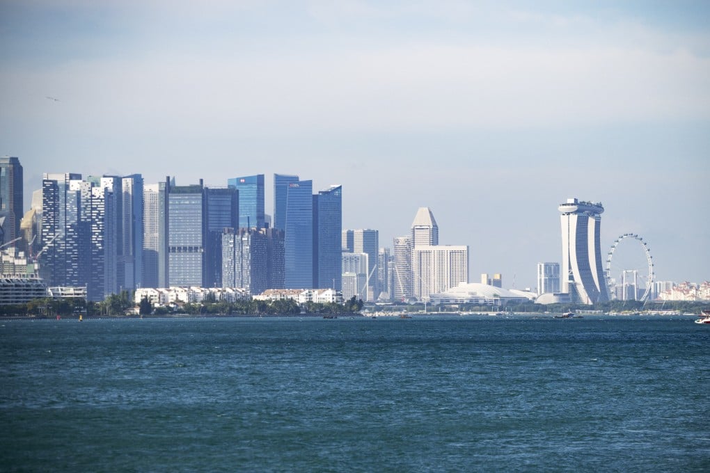 Singapore’s skyline. A Malaysian man was jailed for raping a domestic worker in the city state. Photo: Xinhua