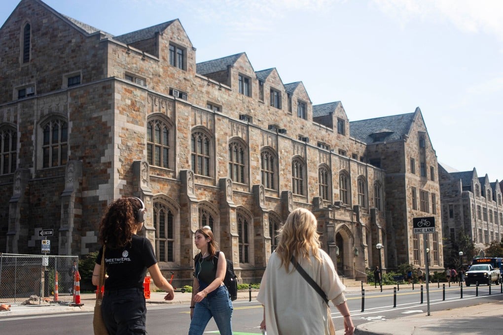 University of Michigan students walk past campus buildings. The detained scientists were research scholars at the university. Photo: TNS